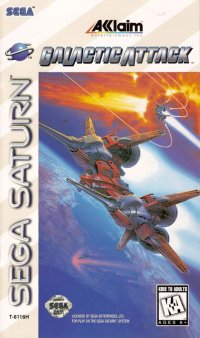 Galactic Attack Sega Saturn US box art